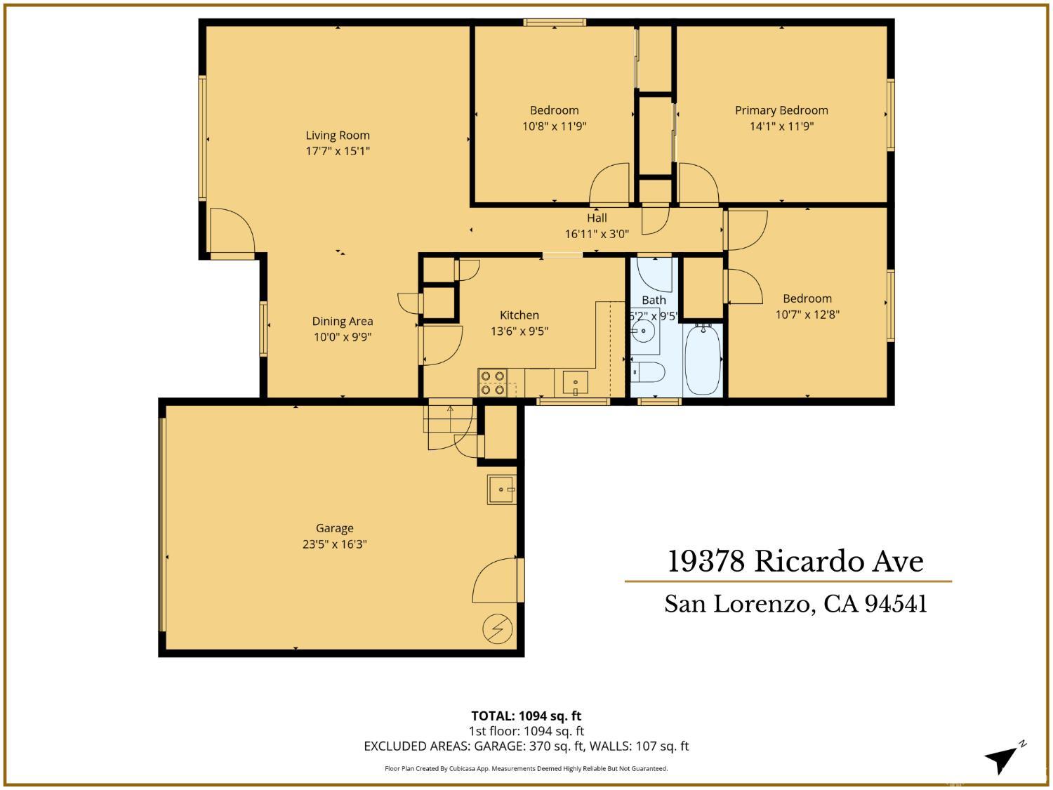 Detail Gallery Image 4 of 41 For 19378 Ricardo Ave, San Lorenzo,  CA 94541 - 3 Beds | 1/1 Baths