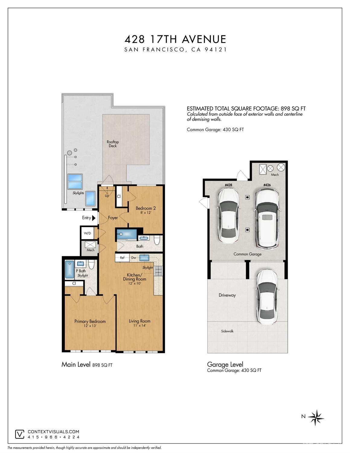 Detail Gallery Image 27 of 27 For 428 17th Ave, San Francisco,  CA 94121 - 2 Beds | 2 Baths