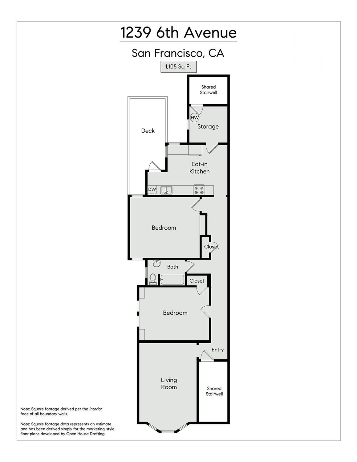 Detail Gallery Image 30 of 97 For 1239 6th Ave, San Francisco,  CA 94122 - 2 Beds | 1 Baths
