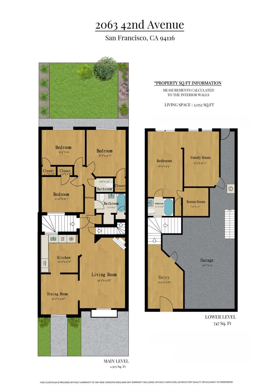 Detail Gallery Image 2 of 8 For 2063 42nd Ave, San Francisco,  CA 94116 - 4 Beds | 2/1 Baths