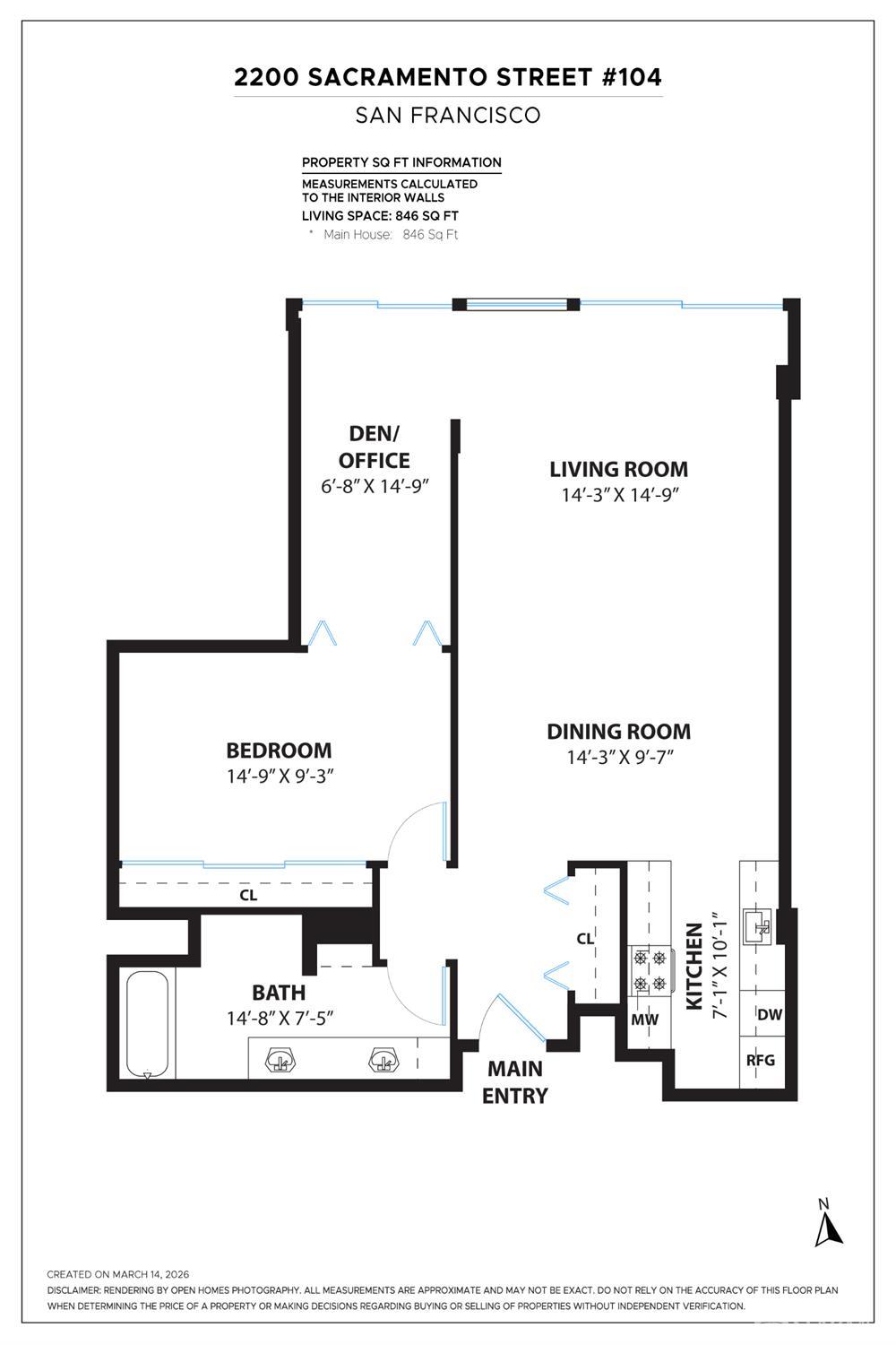Detail Gallery Image 54 of 54 For 2200 Sacramento St #104,  San Francisco,  CA 94115 - 1 Beds | 1 Baths