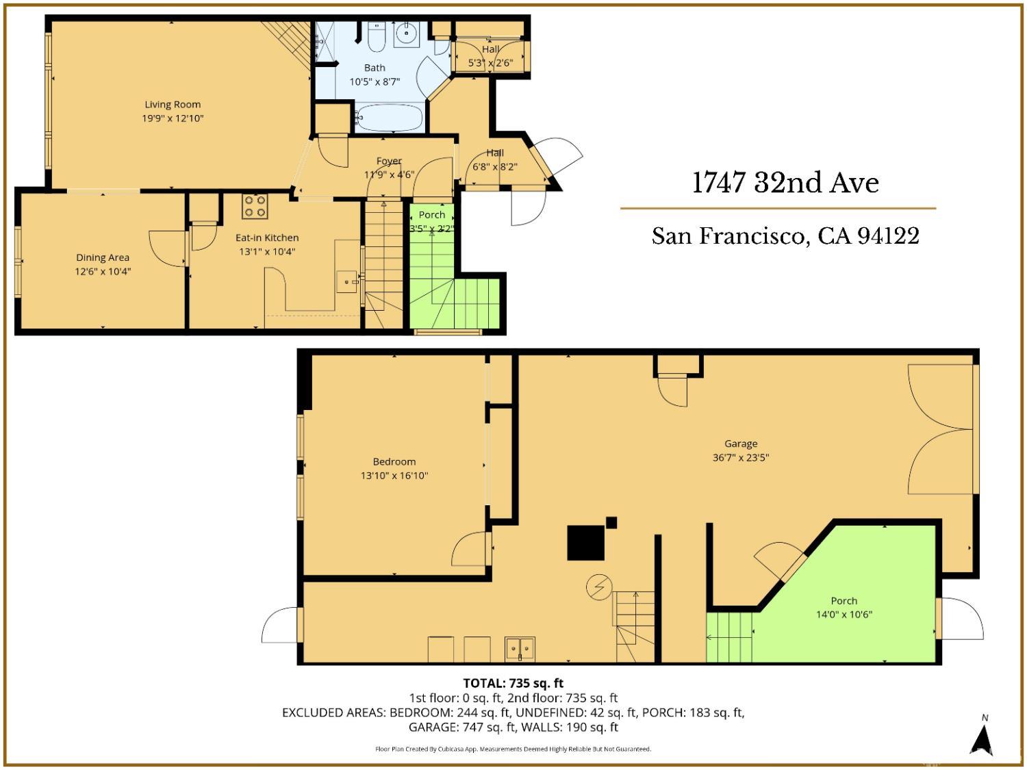 Detail Gallery Image 11 of 62 For 1747 32nd Ave, San Francisco,  CA 94122 - 2 Beds | 1 Baths