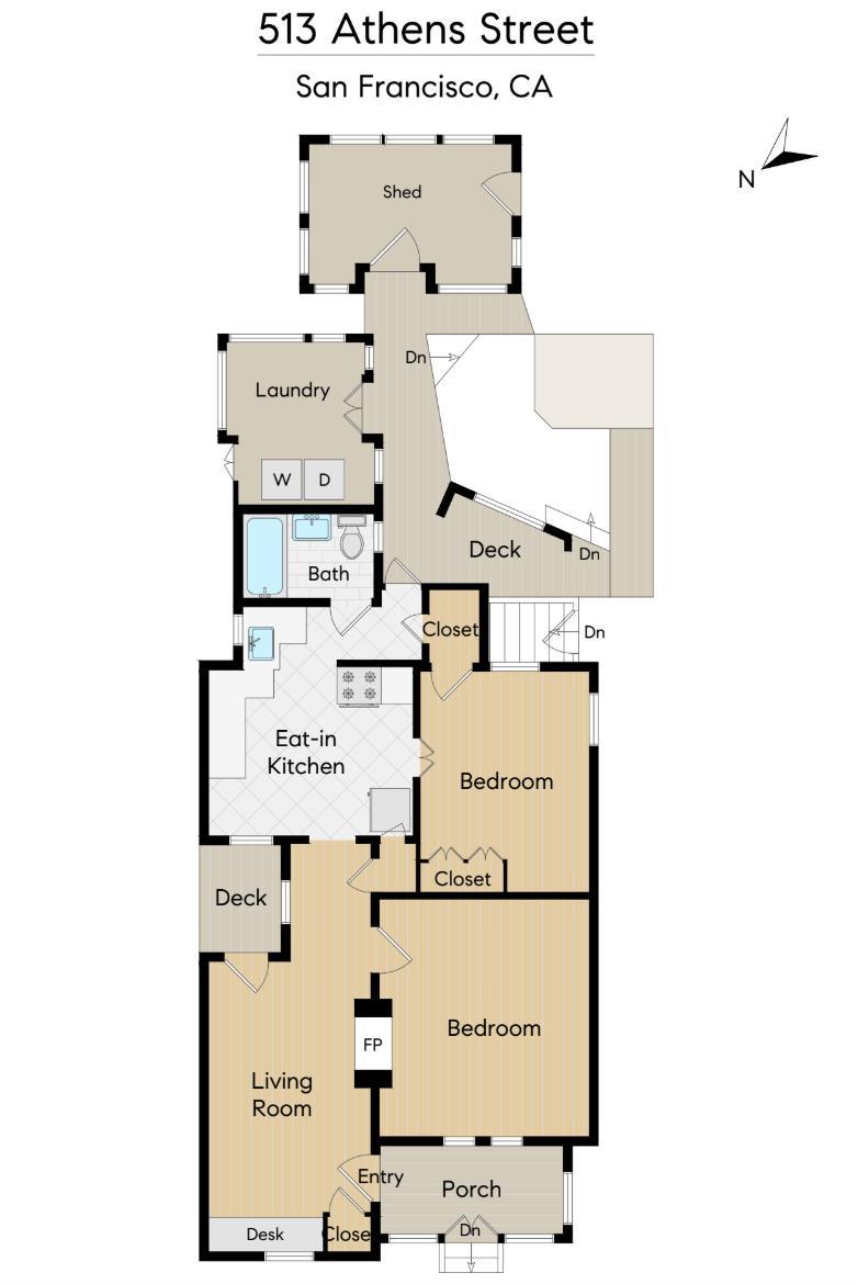 Detail Gallery Image 32 of 32 For 513 Athens St, San Francisco,  CA 94112 - 2 Beds | 1 Baths