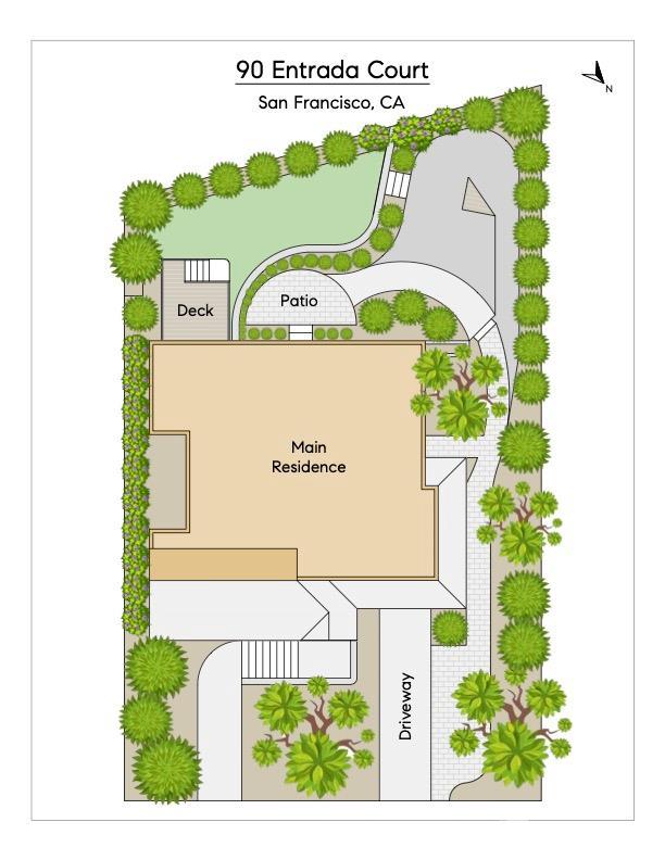 Detail Gallery Image 81 of 81 For 90 Entrada Ct, San Francisco,  CA 94127 - 3 Beds | 3 Baths