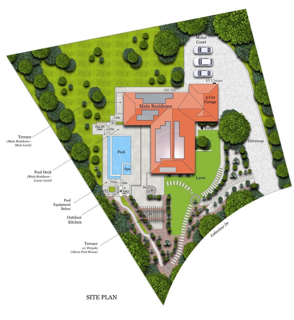 Detail Gallery Image 95 of 95 For 1435 Lakeview Dr, Hillsborough,  CA 94010 - 6 Beds | 5/1 Baths