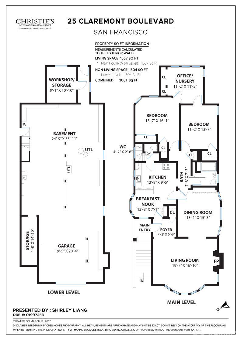 Detail Gallery Image 20 of 20 For 25 Claremont Blvd, San Francisco,  CA 94127 - 2 Beds | 1/1 Baths