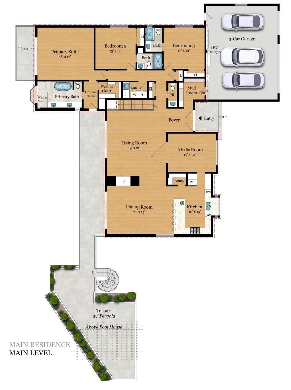 Detail Gallery Image 93 of 95 For 1435 Lakeview Dr, Hillsborough,  CA 94010 - 6 Beds | 5/1 Baths