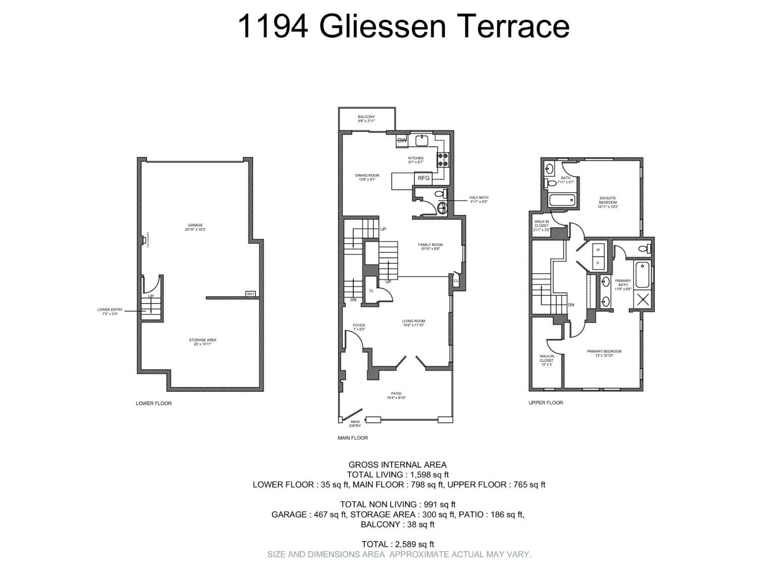 Detail Gallery Image 2 of 25 For 1194 Gliessen Ter, Sunnyvale,  CA 94089 - 2 Beds | 2/1 Baths