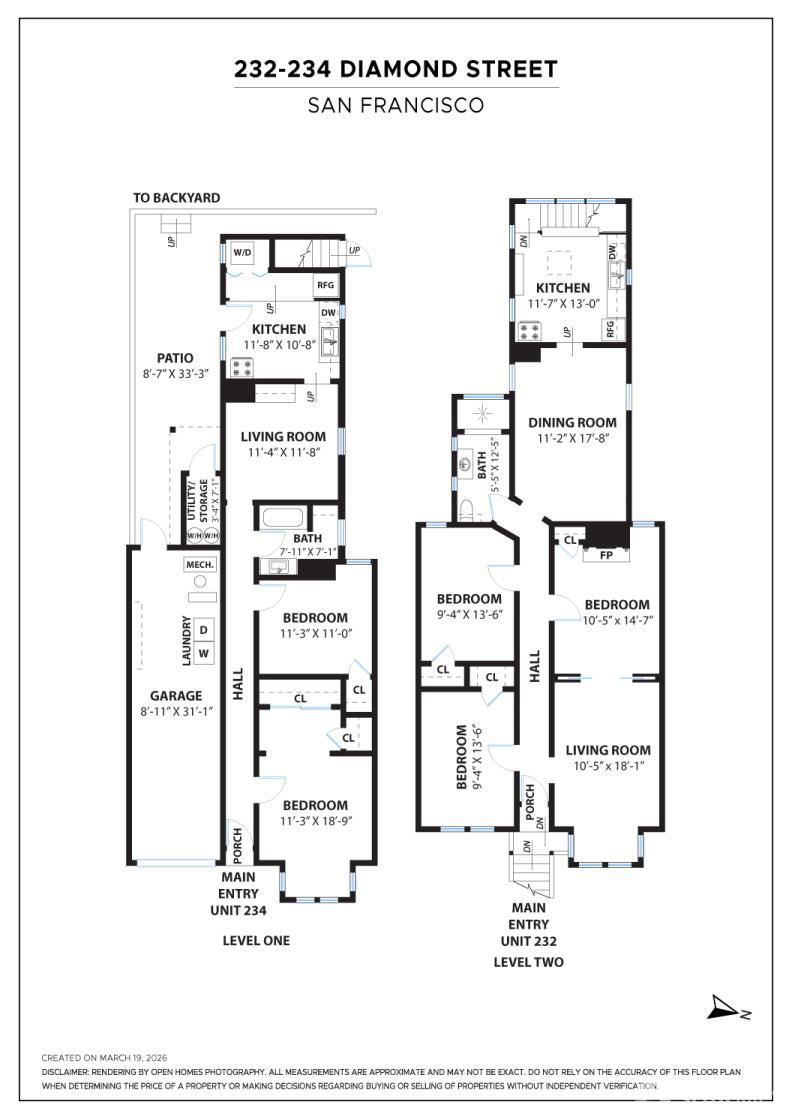 Detail Gallery Image 53 of 53 For 232 Diamond St, San Francisco,  CA 94114 - – Beds | – Baths