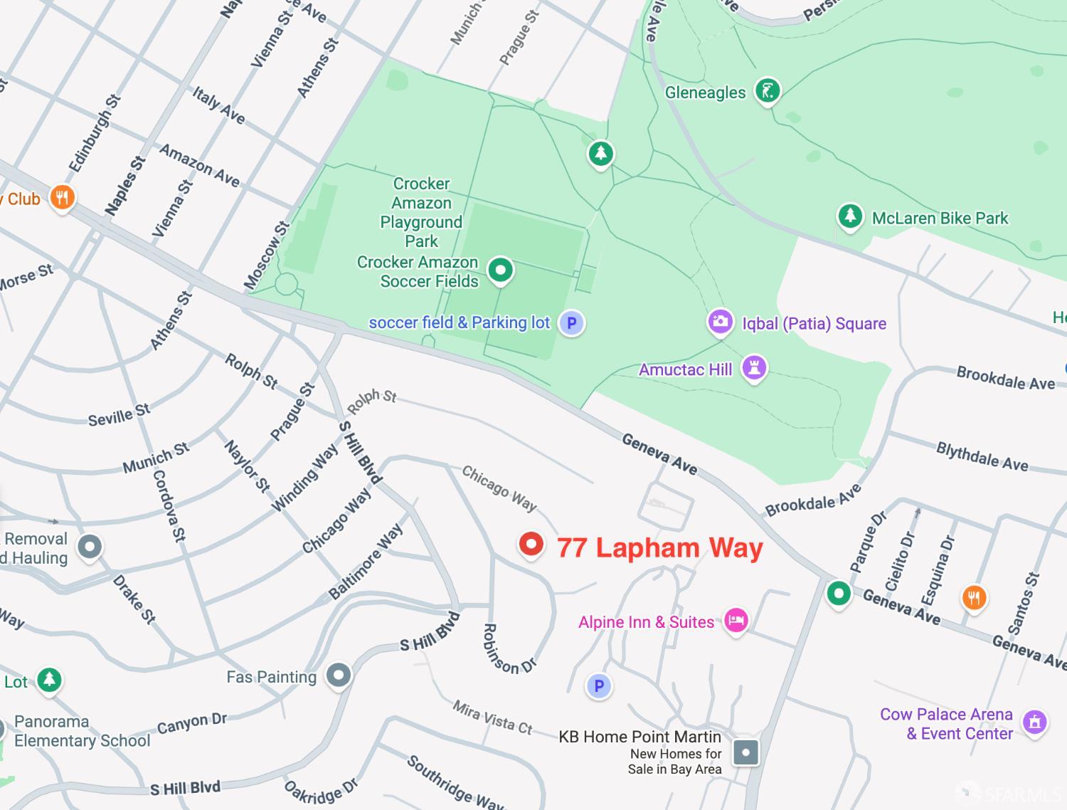 Detail Gallery Image 43 of 43 For 77 Lapham Way, San Francisco,  CA 94112 - 2 Beds | 1 Baths