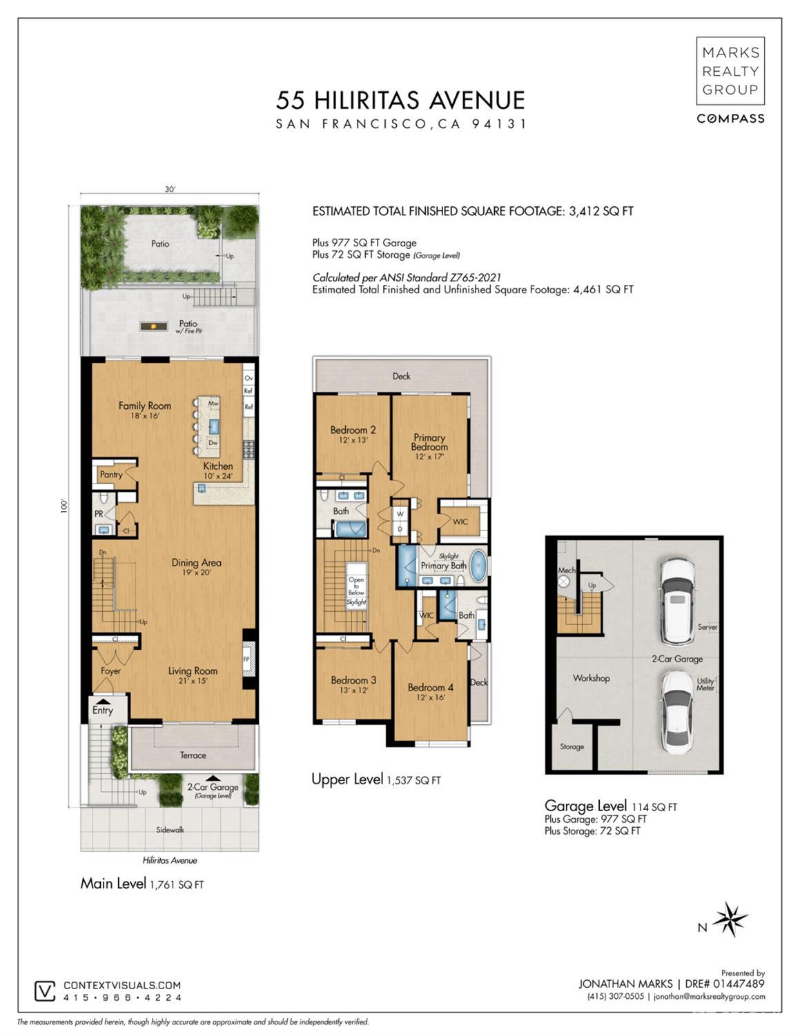 Detail Gallery Image 56 of 56 For 55 Hiliritas Ave, San Francisco,  CA 94131 - 4 Beds | 3/1 Baths