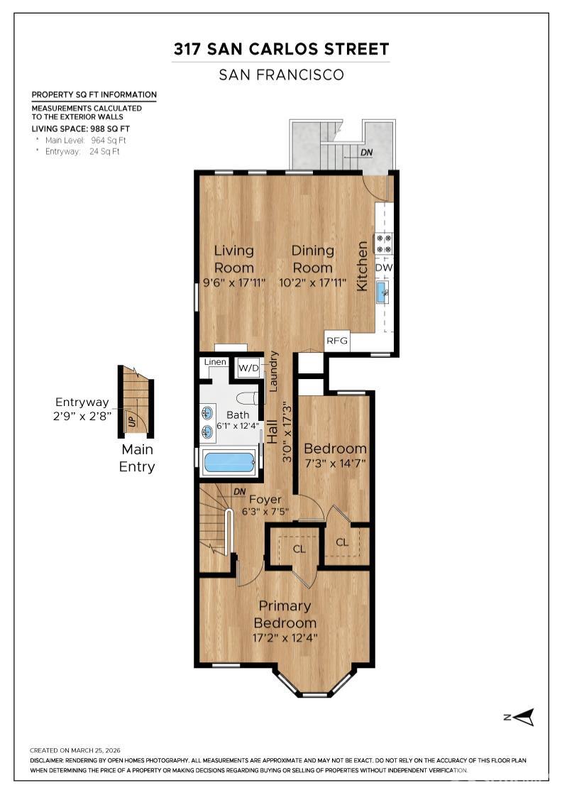 Detail Gallery Image 15 of 15 For 317 San Carlos St, San Francisco,  CA 94110 - 2 Beds | 1 Baths