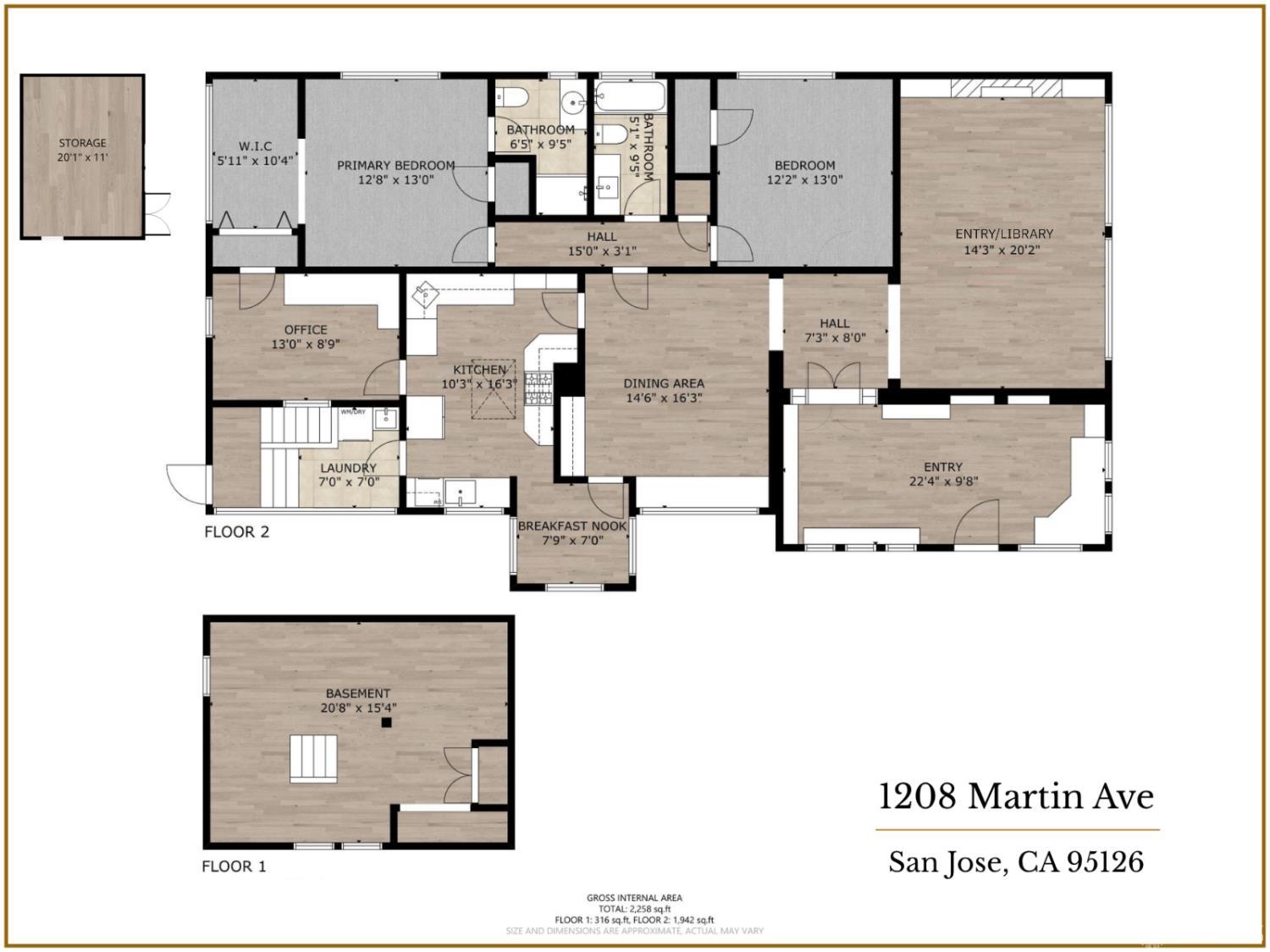 Detail Gallery Image 9 of 82 For 1208 Martin Ave, San Jose,  CA 95126 - 2 Beds | 2 Baths