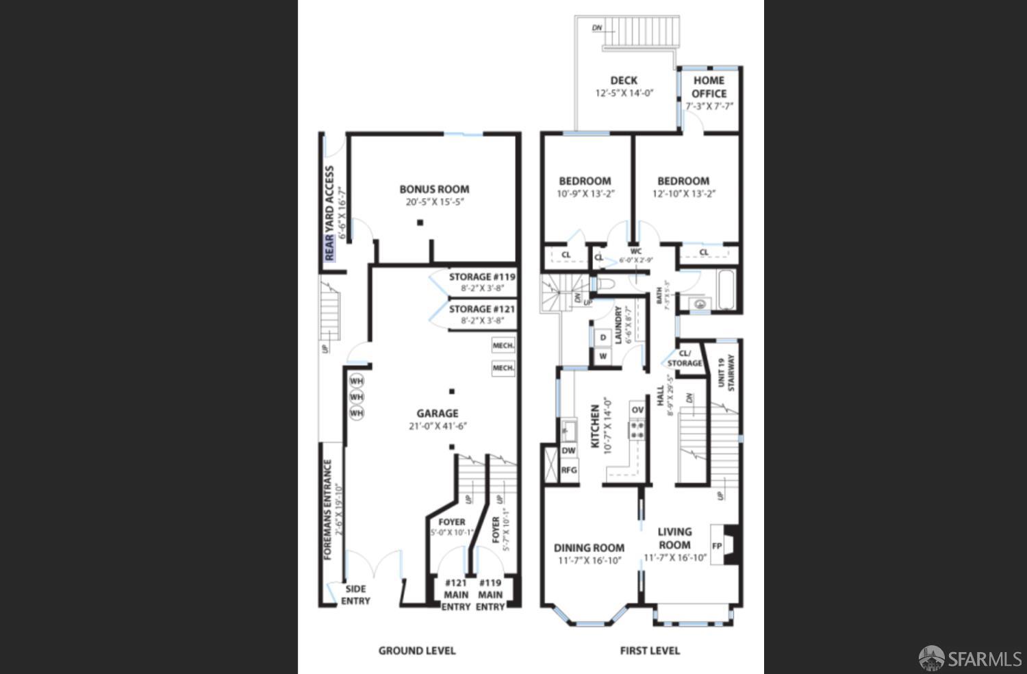 Detail Gallery Image 26 of 26 For 119 16th Ave #121,  San Francisco,  CA 94118 - 2 Beds | 1 Baths