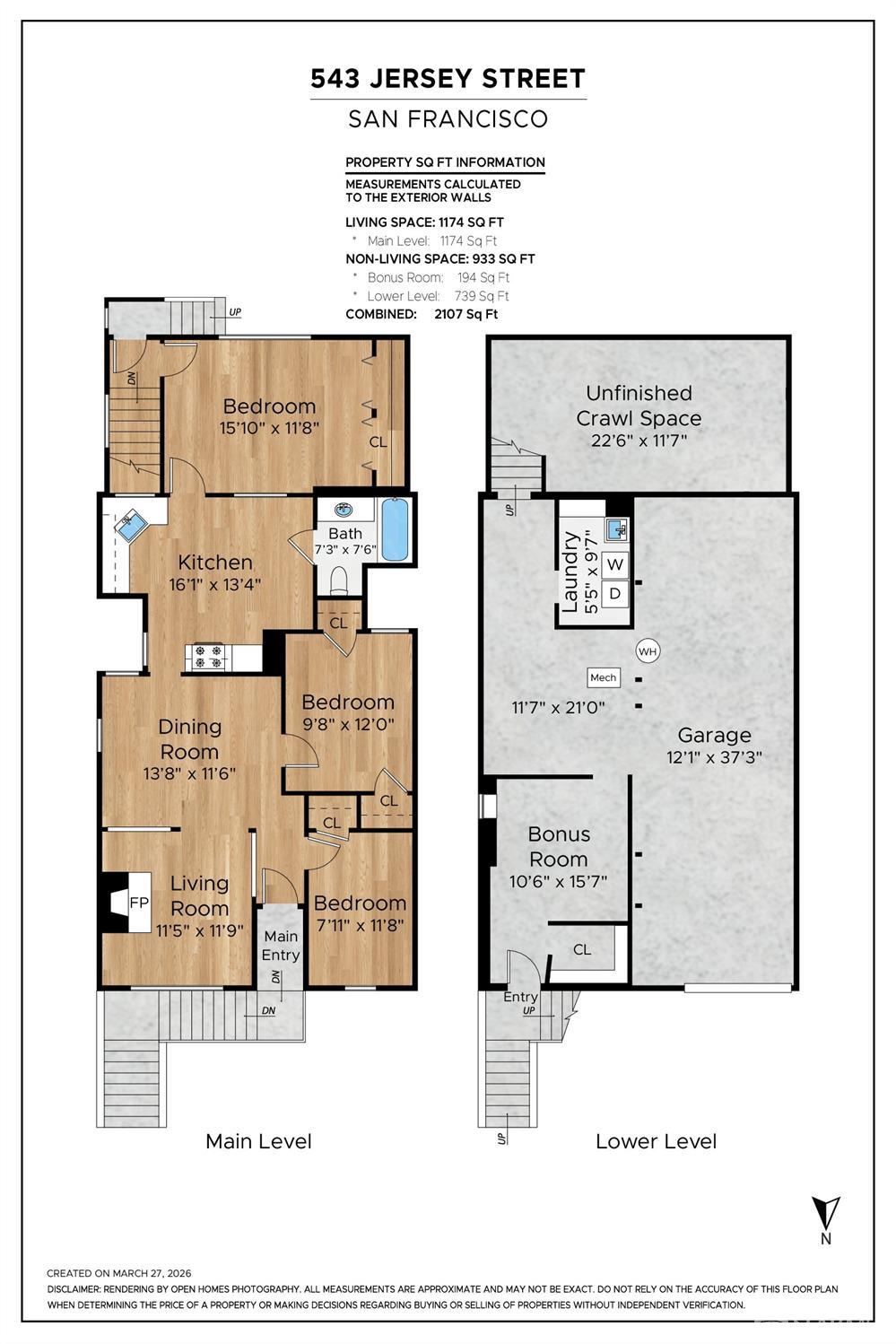 Detail Gallery Image 35 of 36 For 543 Jersey St, San Francisco,  CA 94114 - 3 Beds | 1 Baths