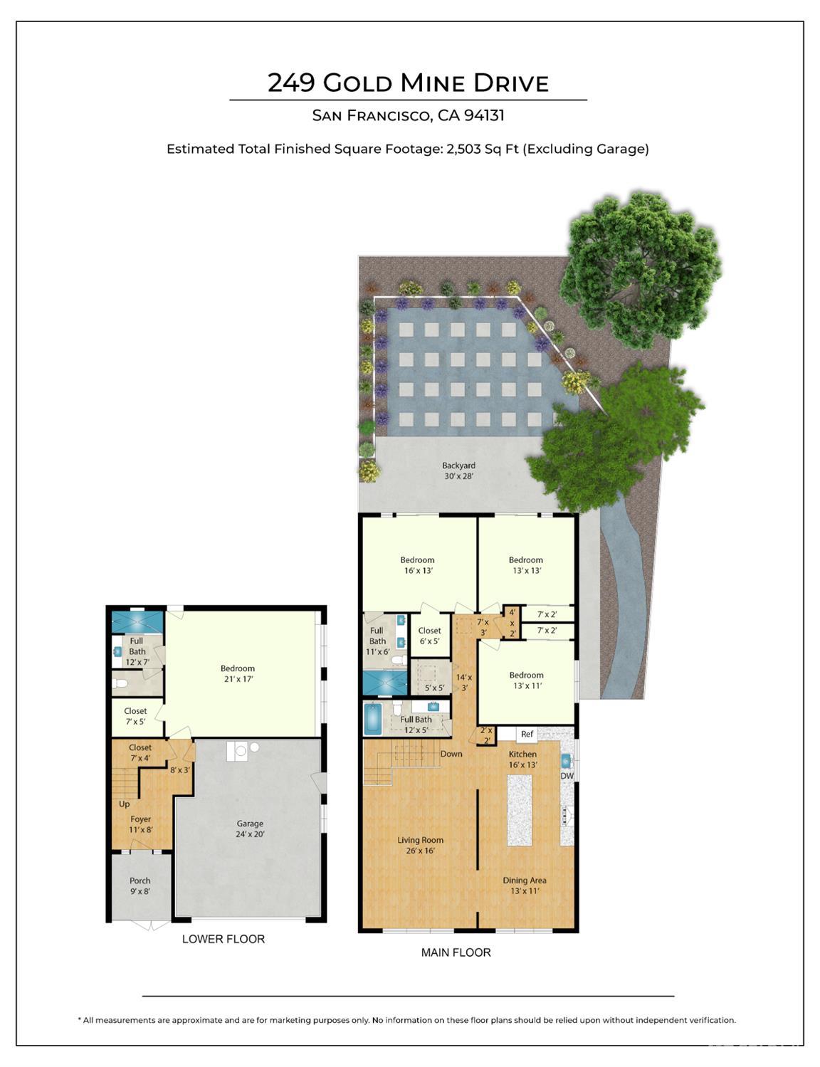 Detail Gallery Image 20 of 77 For 249 Gold Mine Dr, San Francisco,  CA 94131 - 4 Beds | 3 Baths