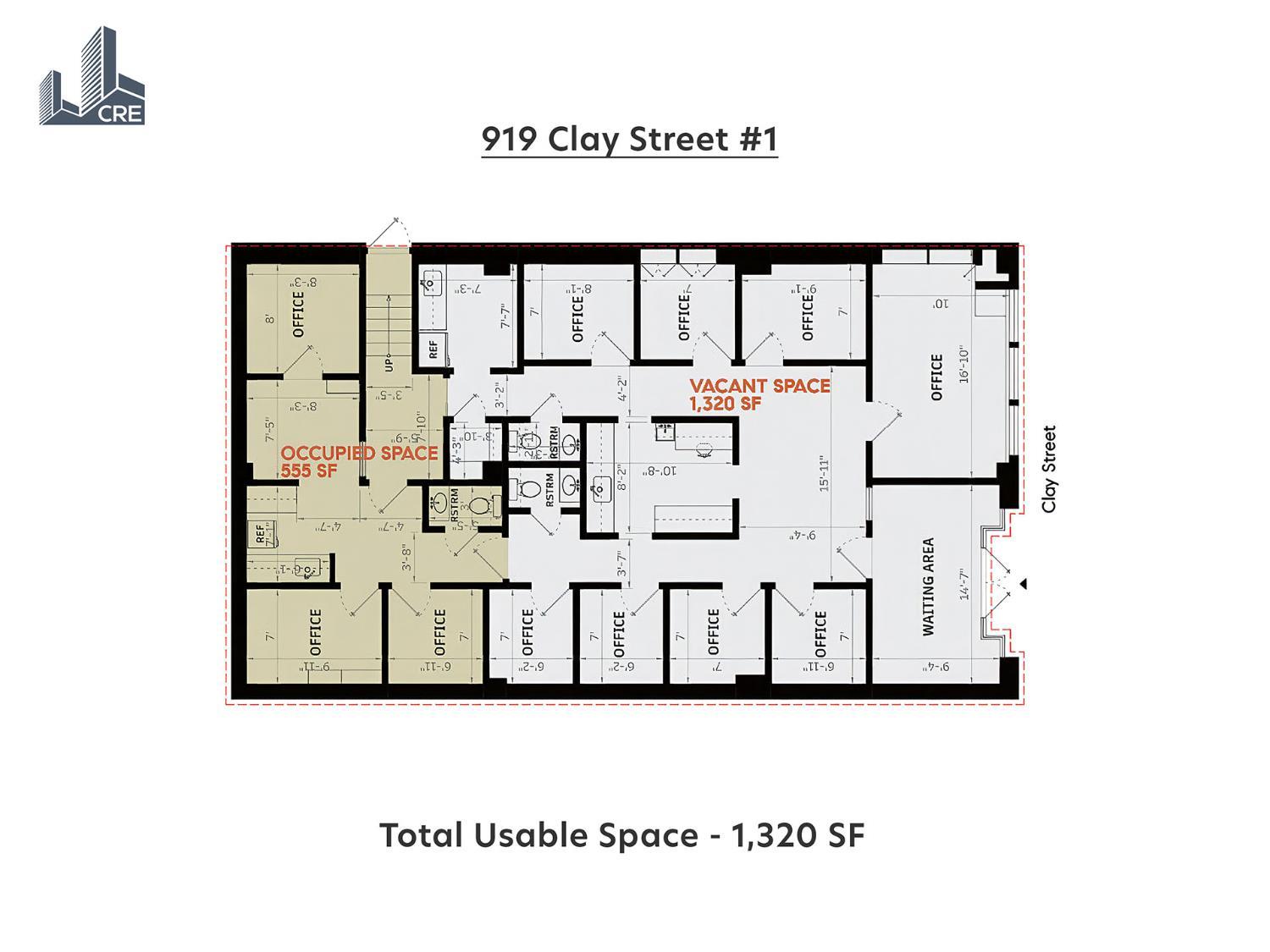 Detail Gallery Image 7 of 7 For 919 Clay St #1,  San Francisco,  CA 94108 - – Beds | – Baths