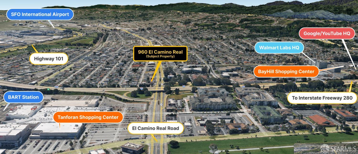 Detail Gallery Image 2 of 5 For 960 El Camino Real St, San Bruno,  CA 94066 - – Beds | – Baths