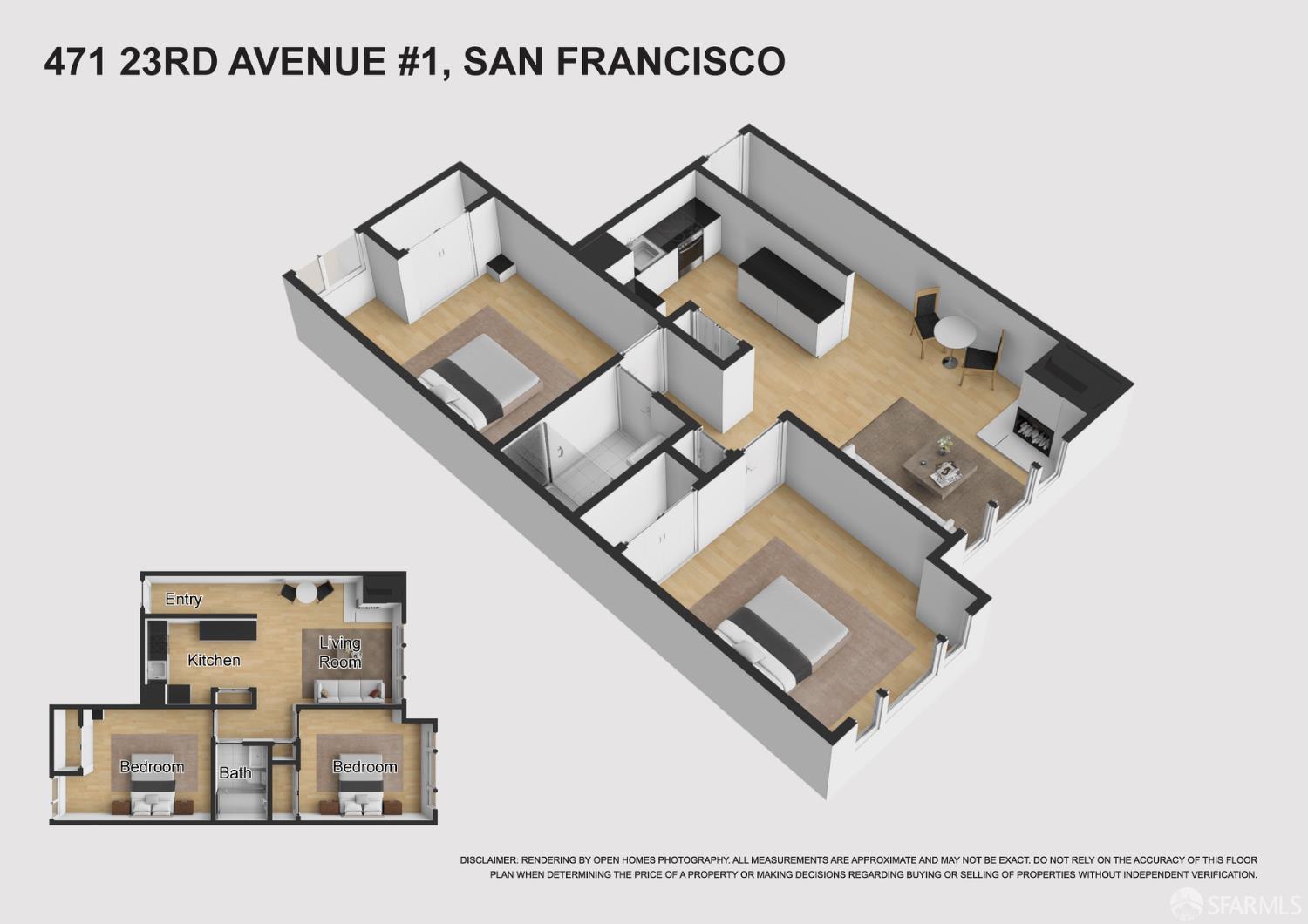 Detail Gallery Image 16 of 16 For 471 23rd Ave #1,  San Francisco,  CA 94121 - 2 Beds | 1 Baths