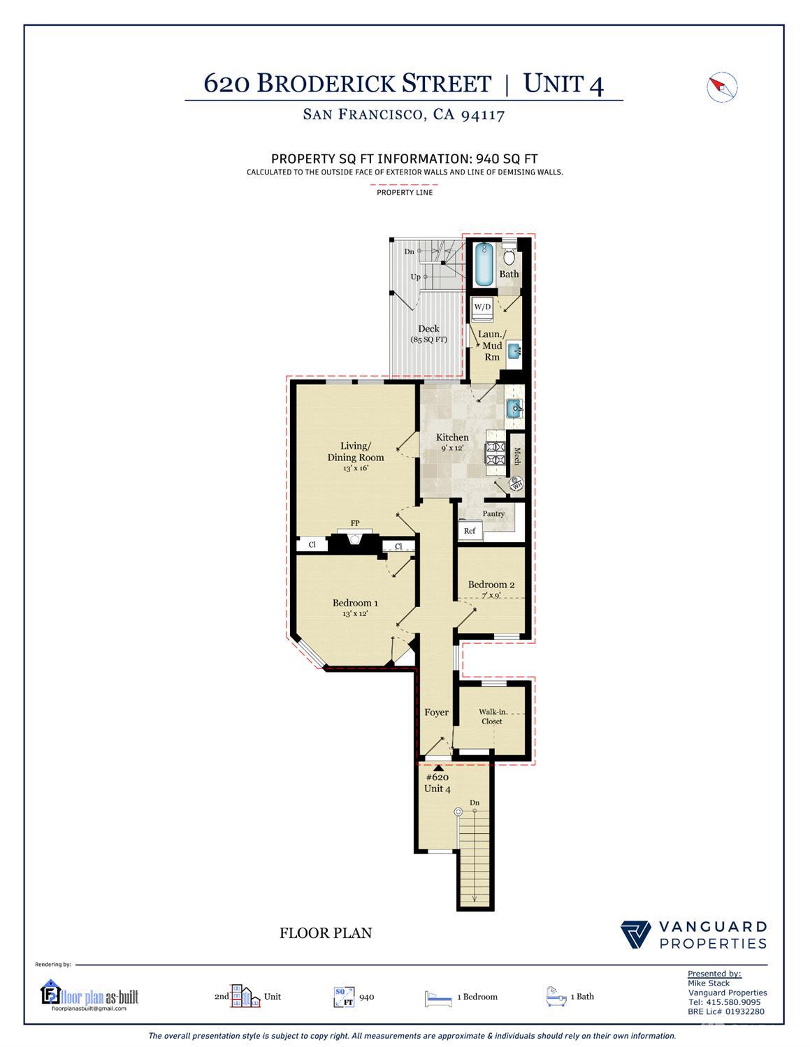 Detail Gallery Image 6 of 16 For 618 Broderick St, San Francisco,  CA 94117 - – Beds | – Baths