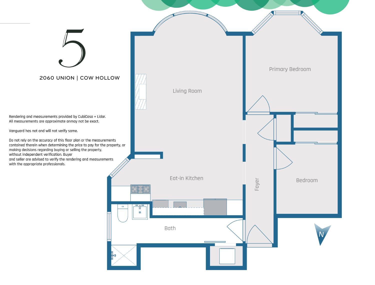 Detail Gallery Image 36 of 37 For 2060 Union St #5,  San Francisco,  CA 94123 - 2 Beds | 1 Baths