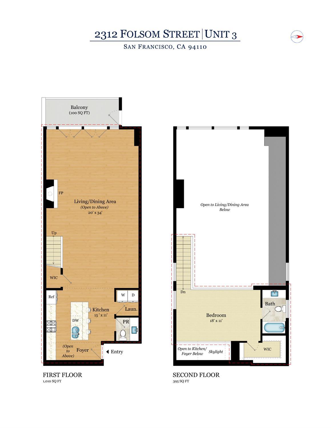 Detail Gallery Image 27 of 38 For 2132 Folsom St #3,  San Francisco,  CA 94110 - 1 Beds | 1/1 Baths