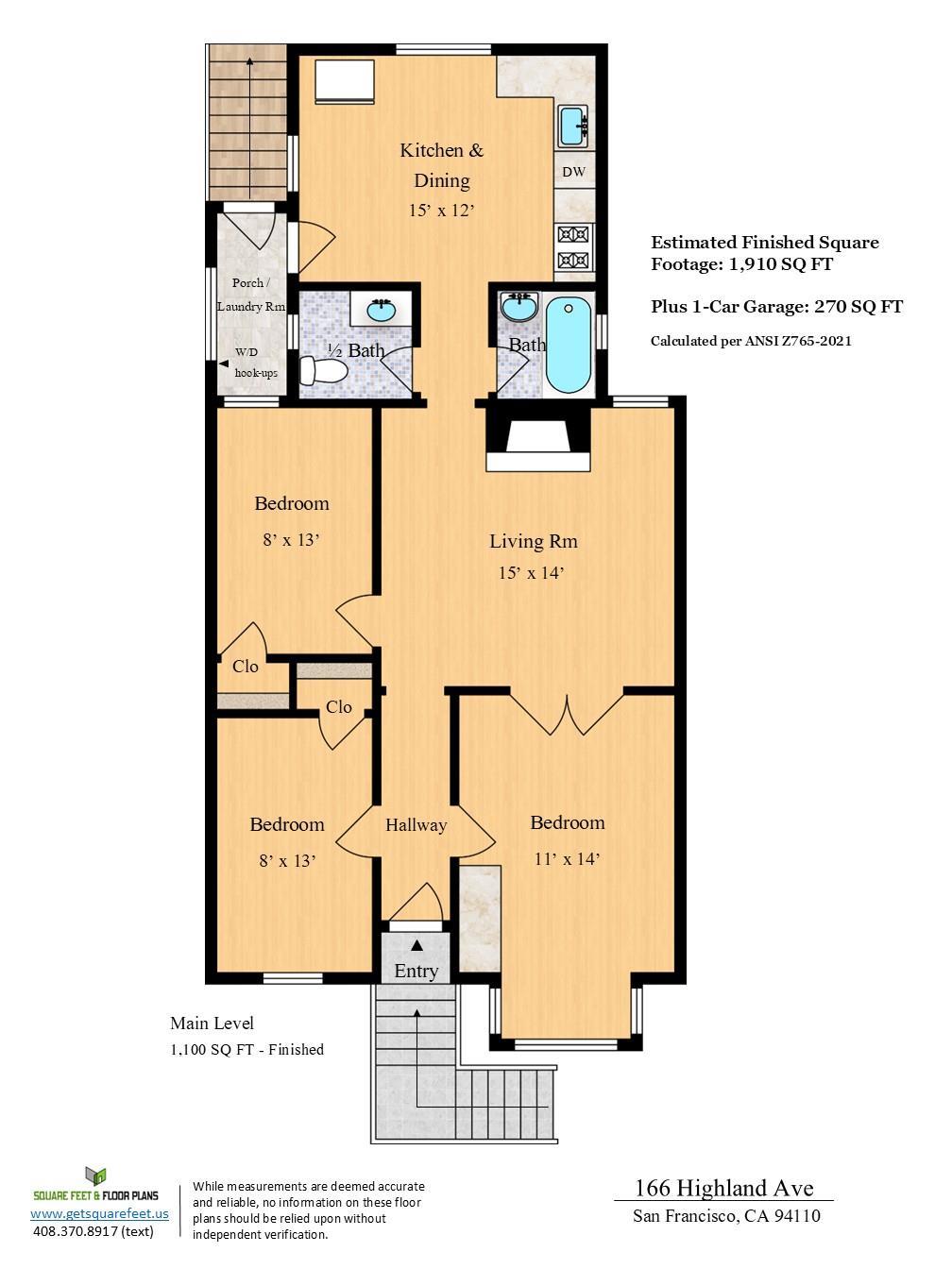 Detail Gallery Image 47 of 90 For 166 Highland Ave, San Francisco,  CA 94110 - 4 Beds | 2 Baths