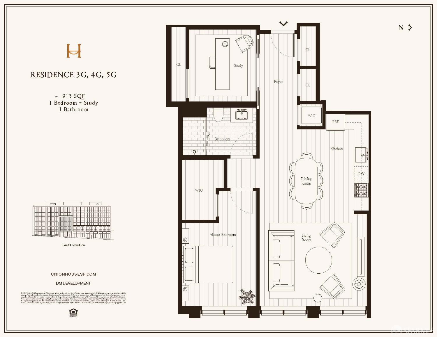 Detail Gallery Image 9 of 38 For 1515 Union St 4g,  San Francisco,  CA 94123 - 1 Beds | 1 Baths