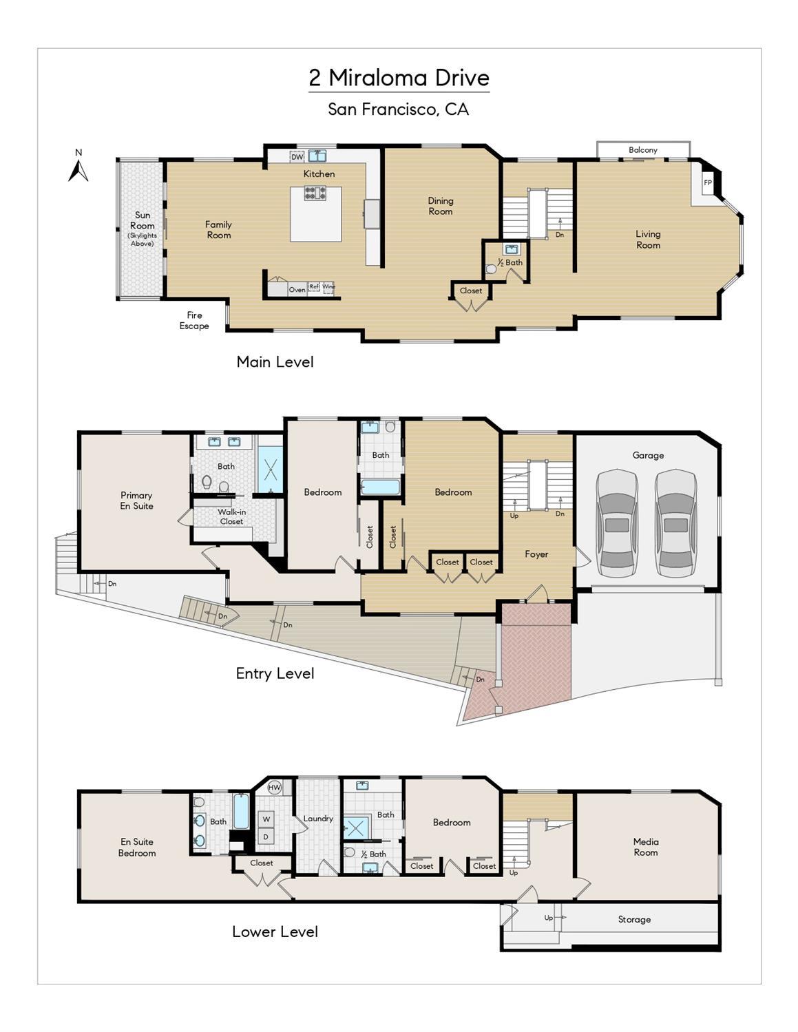 Detail Gallery Image 40 of 40 For 2 Miraloma Dr, San Francisco,  CA 94127 - 5 Beds | 4/2 Baths