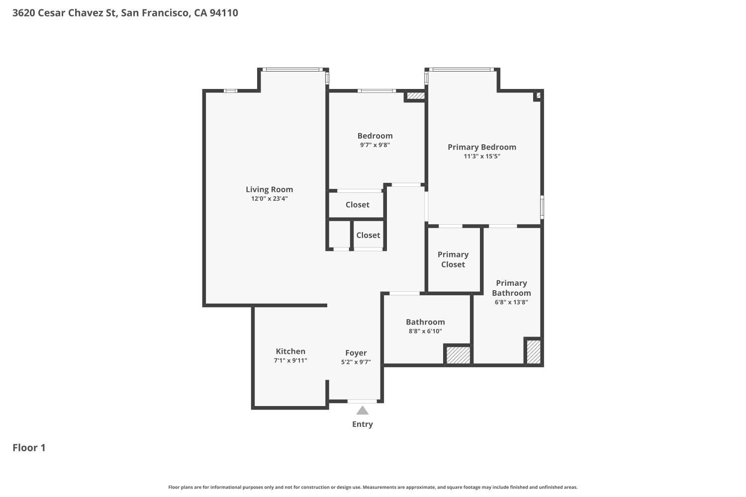 Detail Gallery Image 31 of 33 For 3620 Cesar Chavez St #303,  San Francisco,  CA 94110 - 2 Beds | 2 Baths