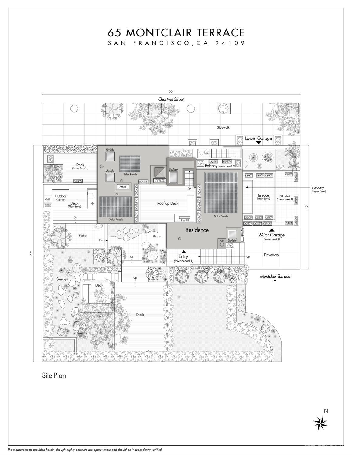 Detail Gallery Image 43 of 43 For 65 Montclair Ter, San Francisco,  CA 94109 - 4 Beds | 4/1 Baths